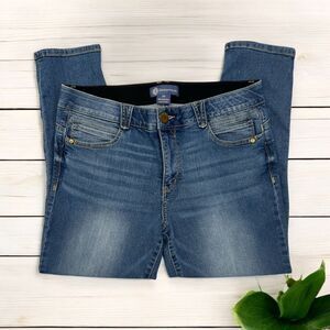 Democracy |  "Ab" Solution Stretchy Cropped Jeans Size‎ 14